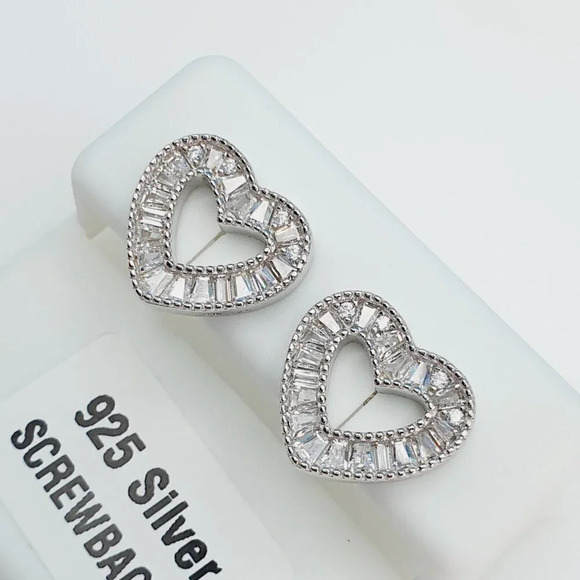 - 925 Sterling Silver Cubic Zirconia Earrings, U19254819 - Picture 3 of 11